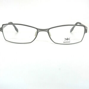 BeauSoleil 53-17-136 Black‎ Gray Acetate Eyeglasses FRAMES ONLY H14649